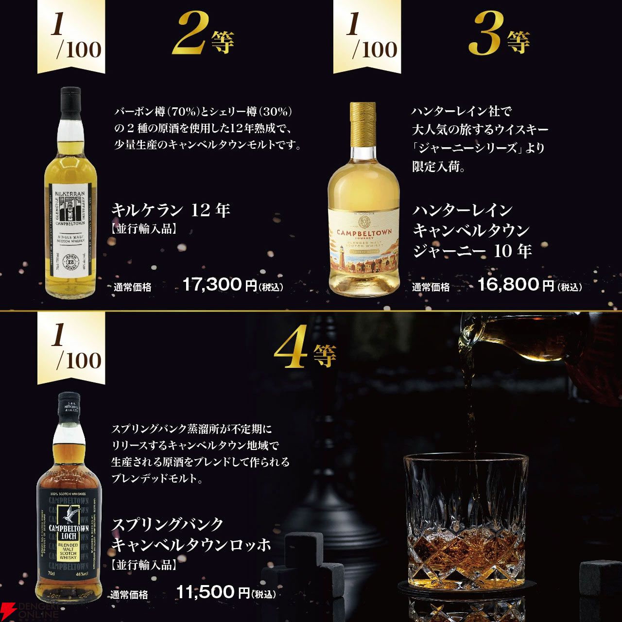 画像3/4＞5,980円でスプリングバンク10年、キルケラン12年などを狙える