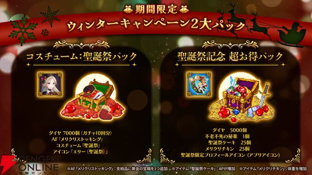 RPG『ローグウィズデッド』クリスマス衣装のイズンが登場。コスチューム機能実装でエリーもお着換え