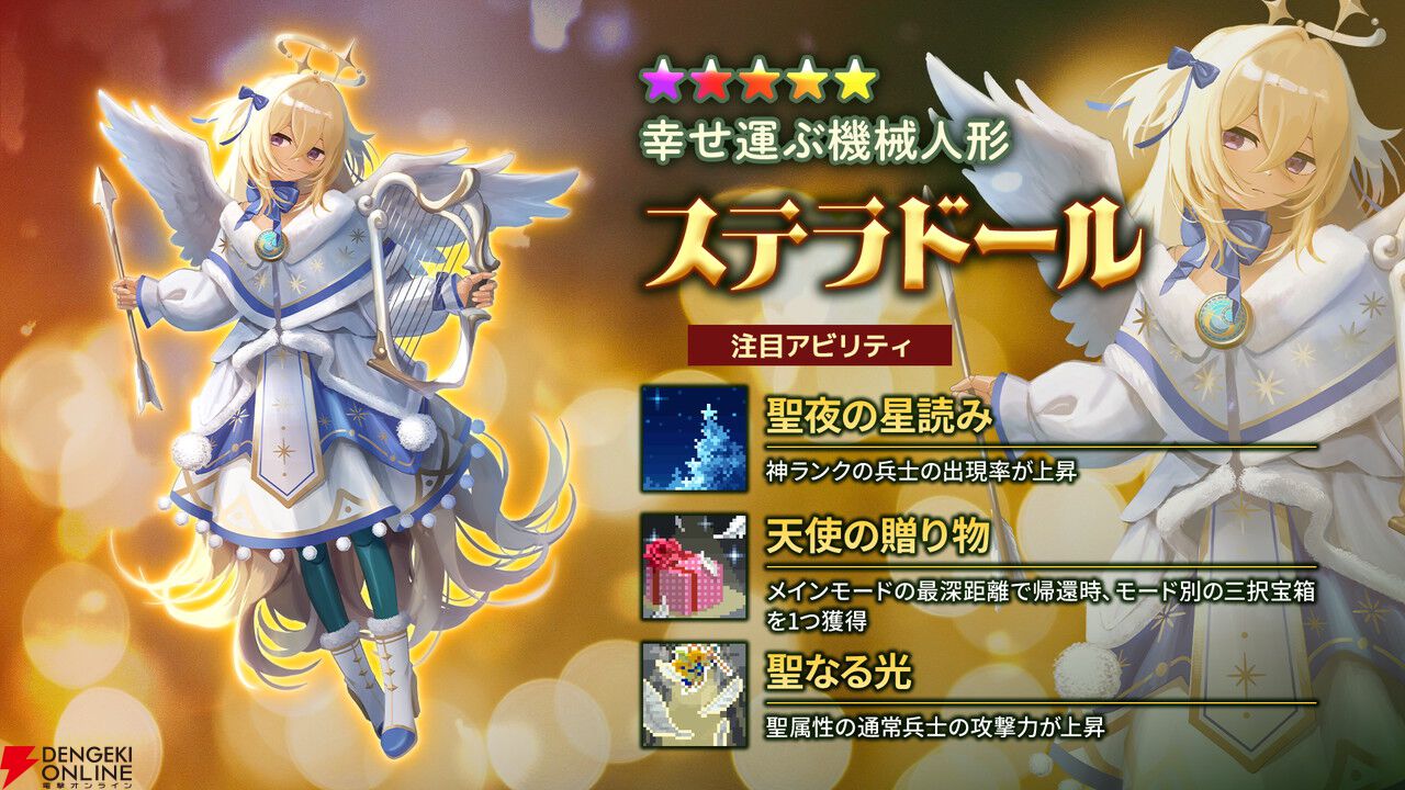 RPG『ローグウィズデッド』クリスマス衣装のイズンが登場。コスチューム機能実装でエリーもお着換え