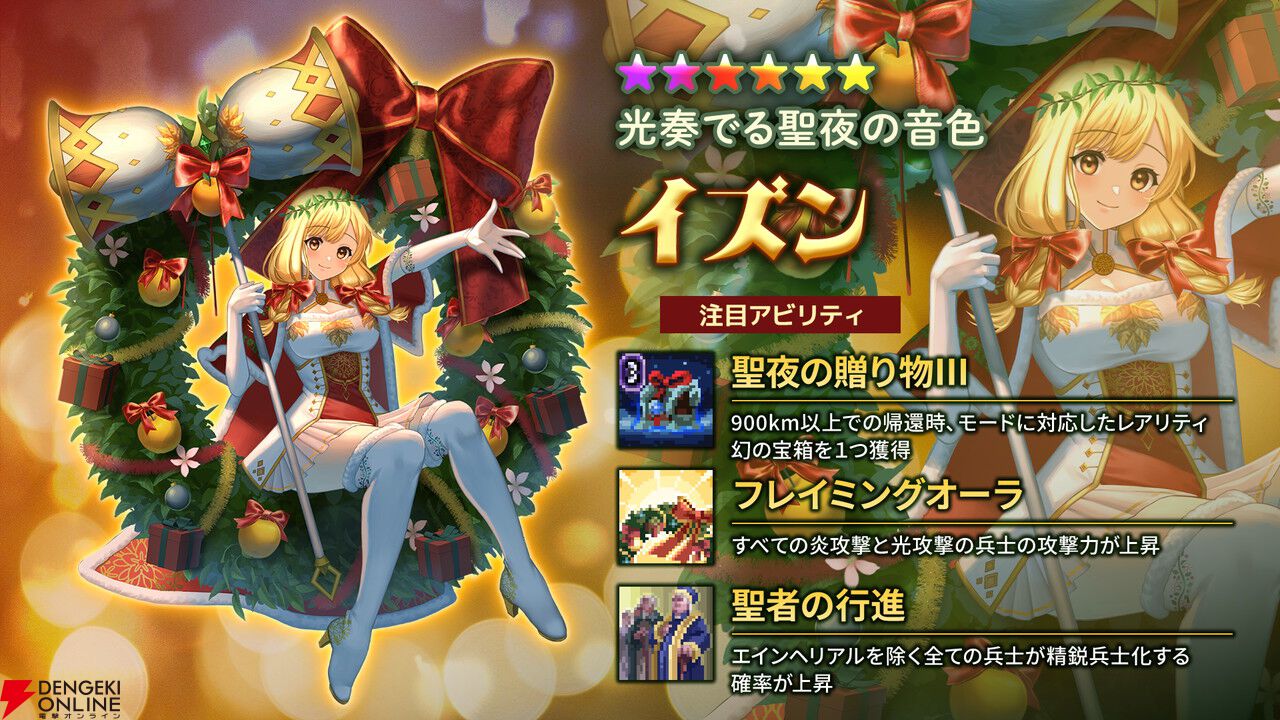 RPG『ローグウィズデッド』クリスマス衣装のイズンが登場。コスチューム機能実装でエリーもお着換え