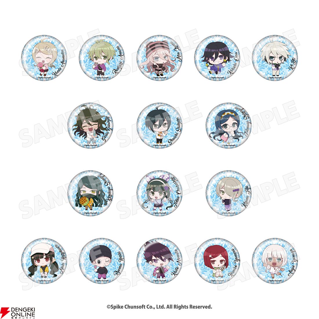 ダンガンロンパ』シリーズのコラボカフェグッズが予約受付中。アクリル