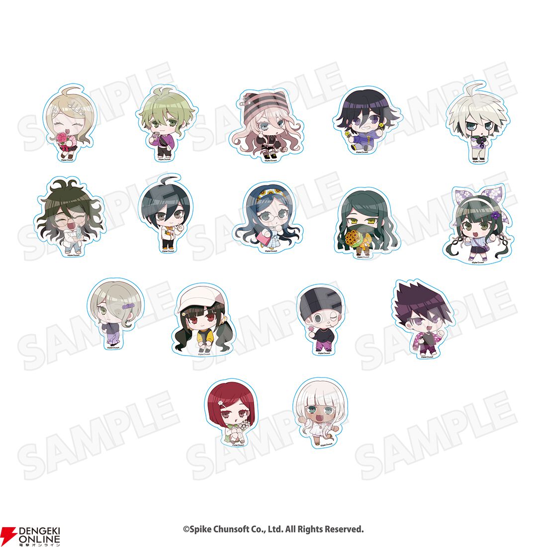 ダンガンロンパ』シリーズのコラボカフェグッズが予約受付中。アクリル