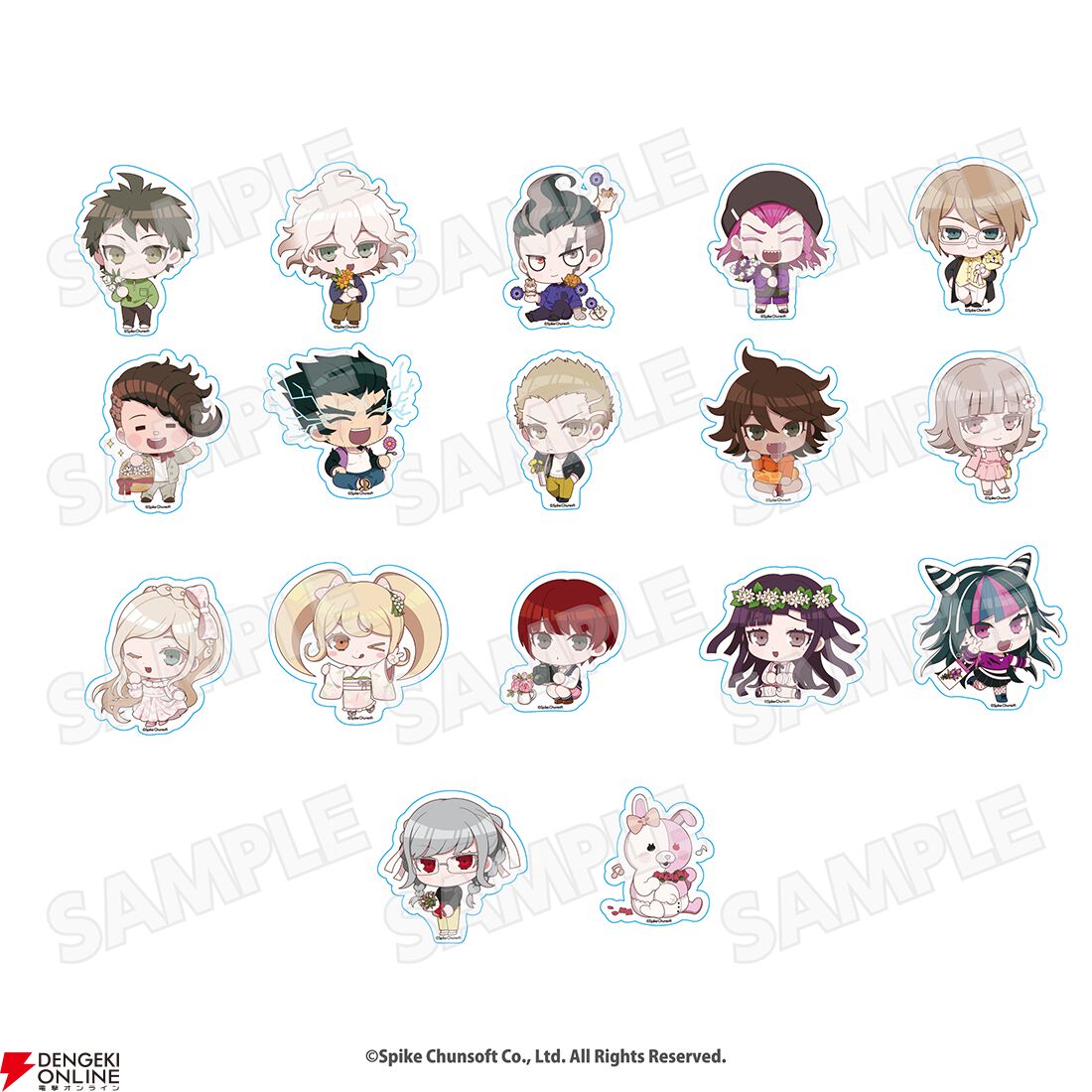 ダンガンロンパ』シリーズのコラボカフェグッズが予約受付中。アクリル