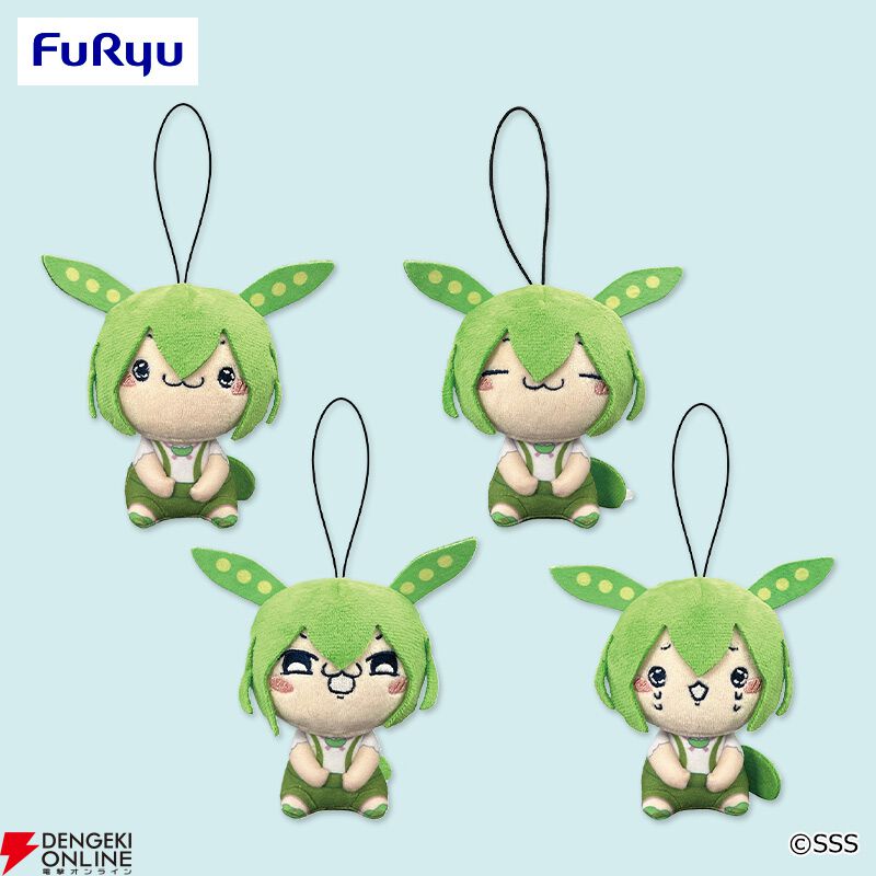 ずんだもん】にっこり顔、ドヤ顔など4種の表情でマスコットになったの