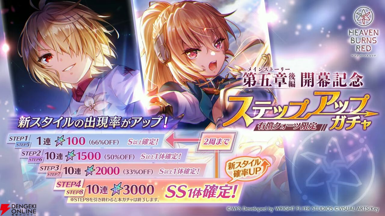 『ヘブバン』12/25生放送まとめ。茅森月歌と白河ユイナの新スタイルが第五章後編の開幕を飾る