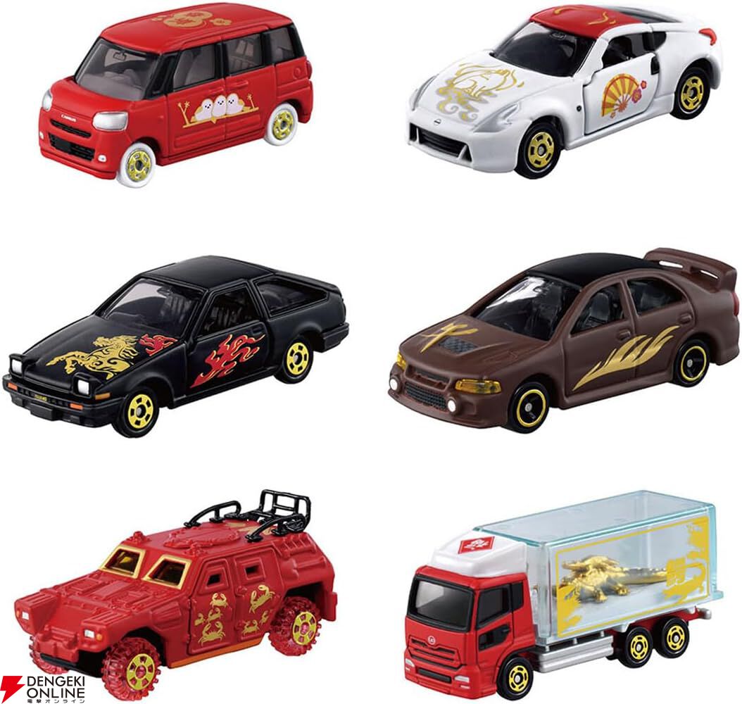 福舞トミカ』が本日12/27より登場。麒麟、白狐、シマエナガ…縁起の良い