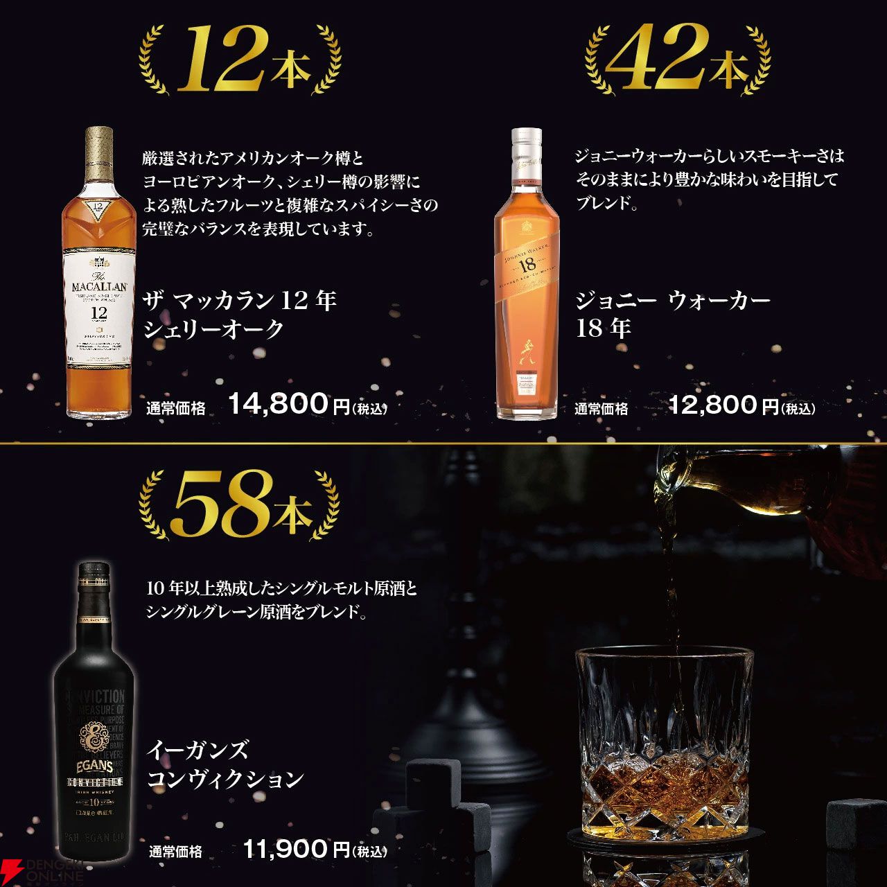 12,000円で山崎18年、山崎・白州12年を狙える『ウイスキー福袋（くじ