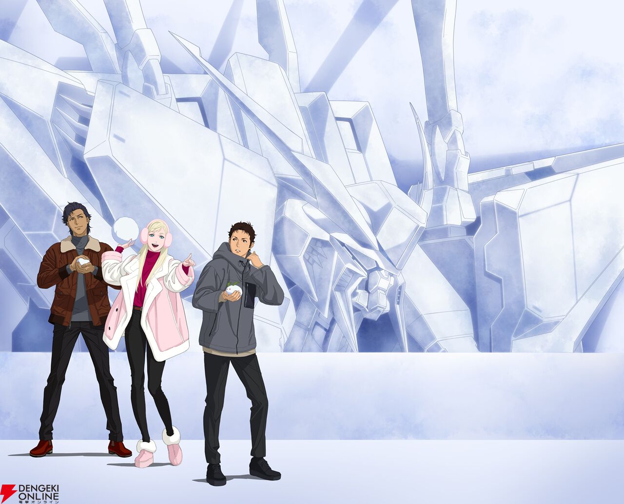 ガンダムシリーズが今年もさっぽろ雪まつりに出展決定。Ξガンダムの雪