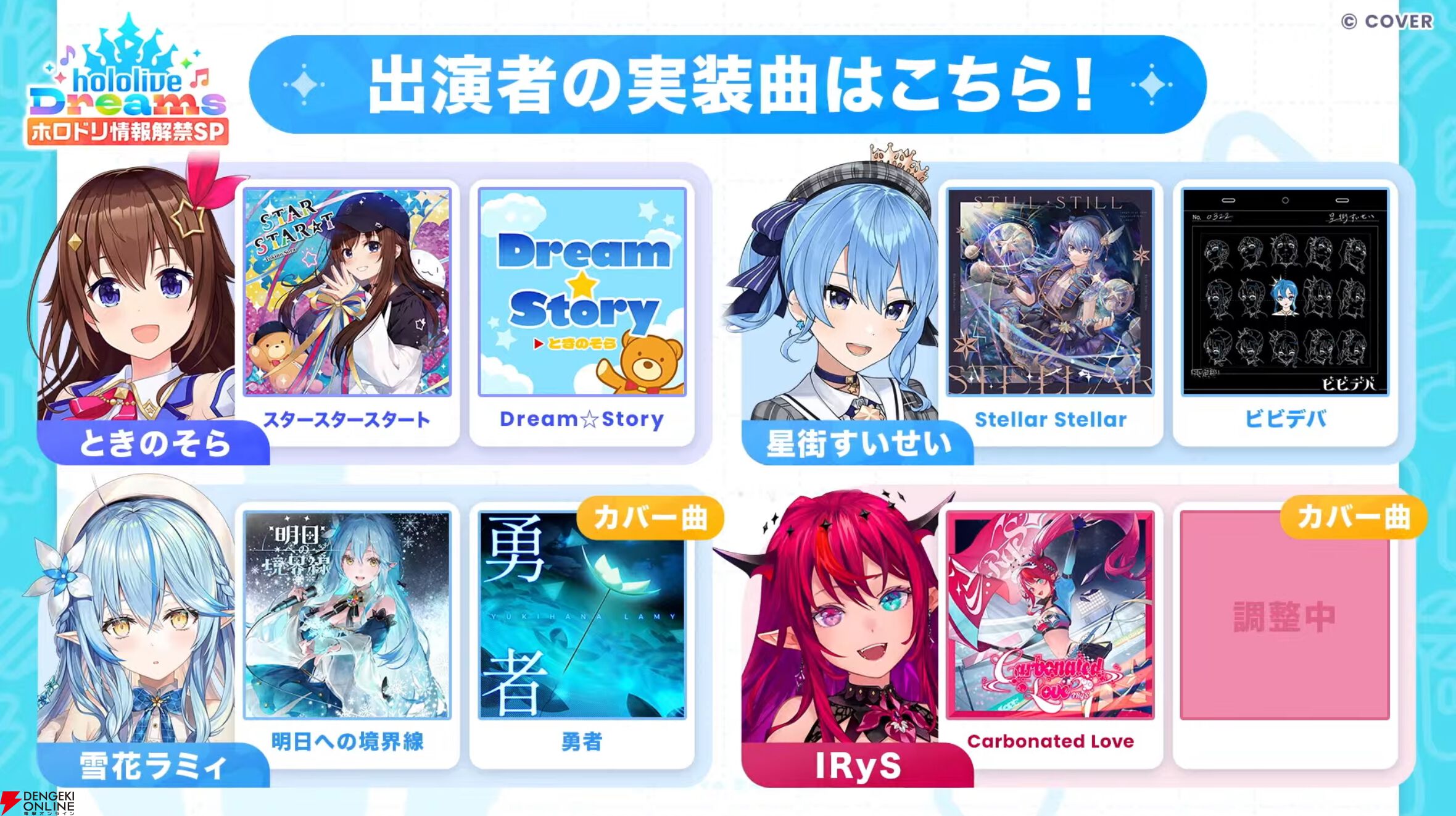 【ホロライブ】初のスマホ向け公式ゲーム『hololive Dreams（通称：ホロドリ）』