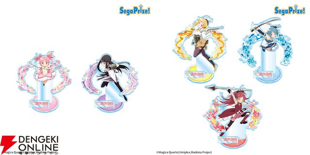 『魔法少女まどか☆マギカ』角度を変えても楽しめるアクリルジオラマ登場。まどか、ほむら、マミ、さやか、杏子の5人がラインナップ