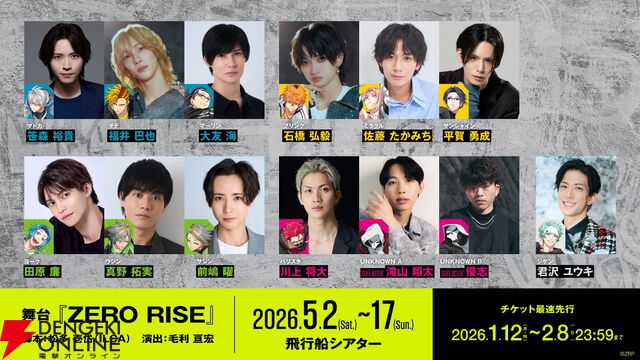 ブシロード新プロジェクト『ゼロライズ』詳細が解禁。ストーリー＆全キャラに加えて舞台化とアニメ化も発表