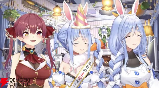 【ホロライブ】兎田ぺこらさんの誕生日に、母“ぺこらマミー”と宝鐘マリン船長が初コラボ。「そんなのってないぺこじゃん」Tシャツも登場