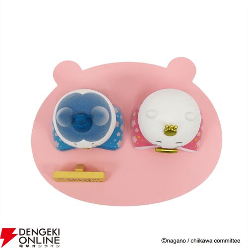 先行販売は即完！『ちいかわ＆ハチワレミニ雛人形』が吉徳から登場。上