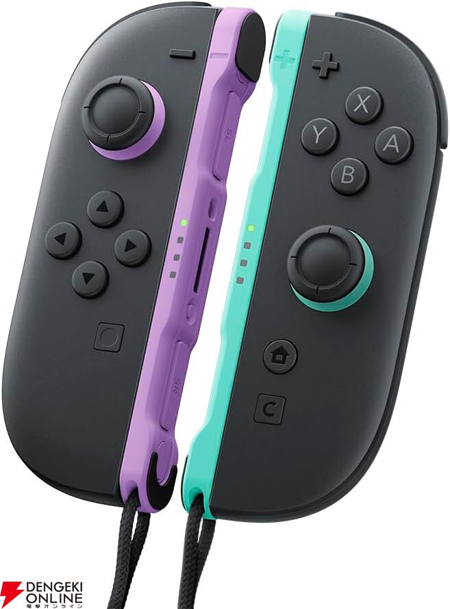 Switch2】新色ジョイコン2『（L）ライトパープル／（R）ライトグリーン