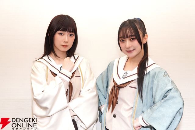 舞台第二弾上演決定『タタラの唄姫』琴音遥役・河内美里と出雲あずみ役・星守紗凪インタビュー。ダークな物語の考察、唄×セリフ×殺陣のエンターテインメントショー両方が面白い