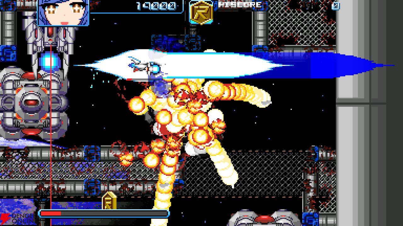 攻防一体の横スクロールSTG『リボルギア・ゼロ』2/19発売。序盤ステージとボス戦が遊べる体験版が配信中