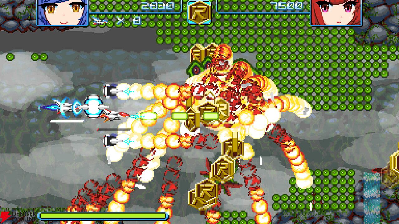 攻防一体の横スクロールSTG『リボルギア・ゼロ』2/19発売。序盤ステージとボス戦が遊べる体験版が配信中