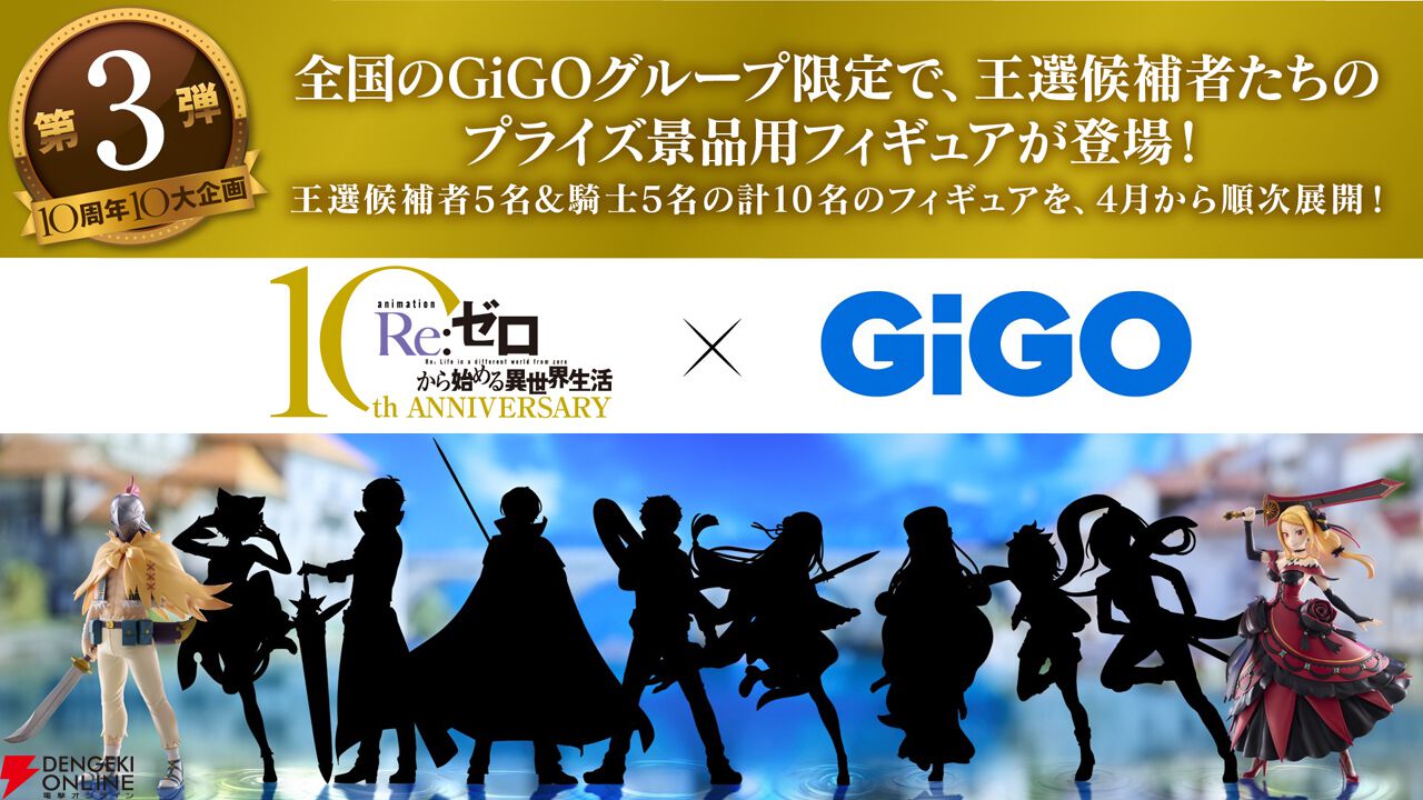 アニメ『Re：ゼロから始める異世界生活』10周年記念ビジュアル