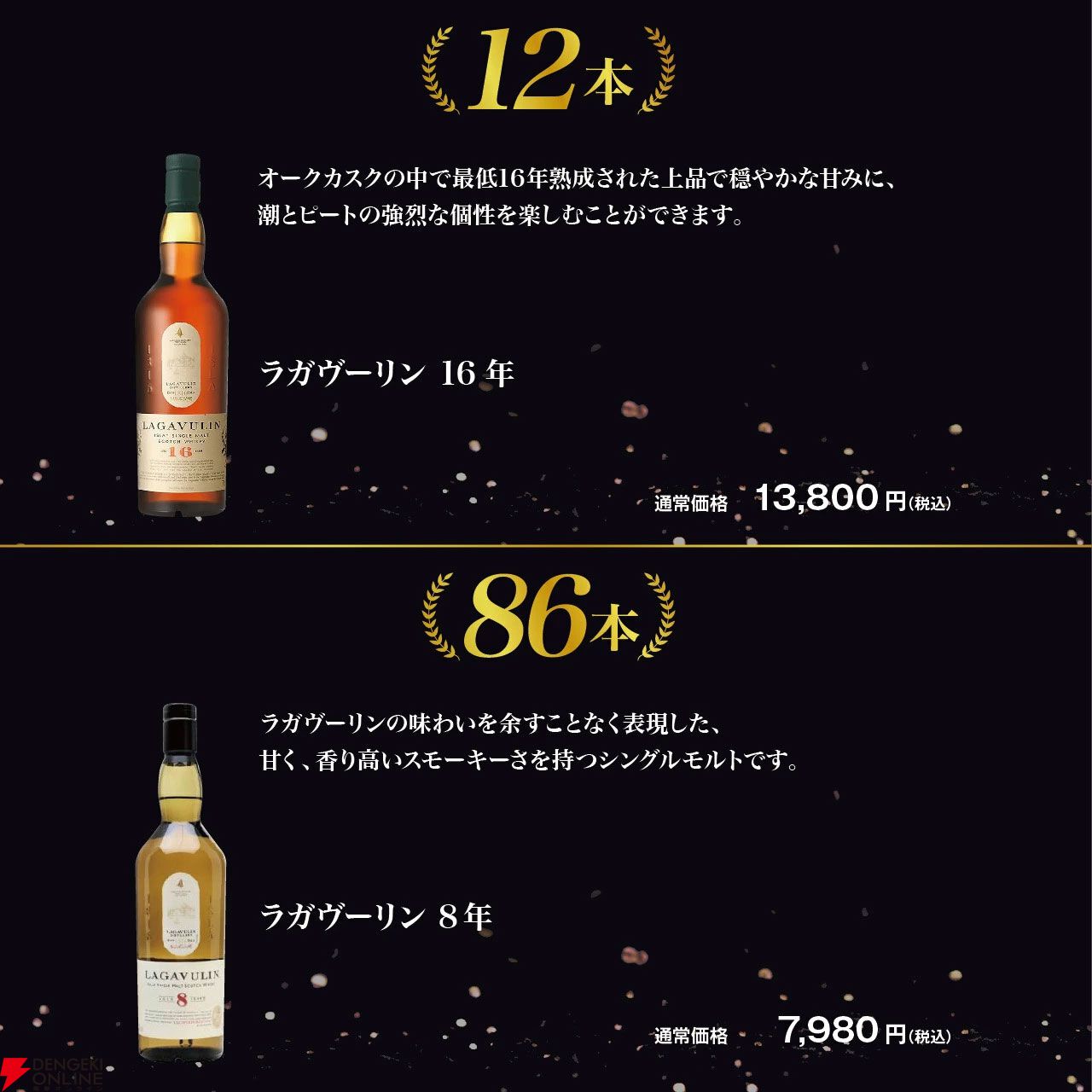 ラガヴーリン限定くじが販売中。8,280円でラガヴーリン12年スペシャル