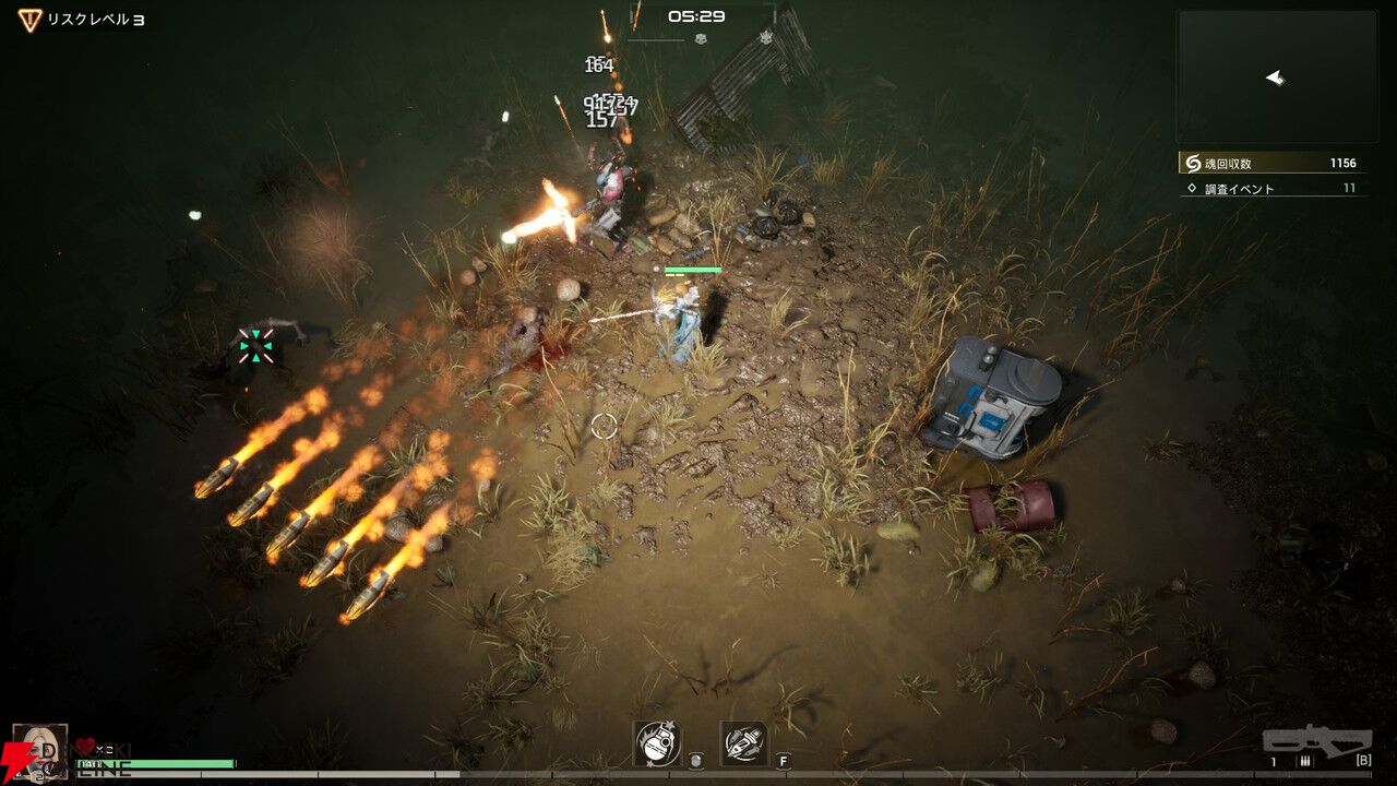 新作サバイバー系ローグライト『転生保険株式会社 R.I.P.』レビュー。ぶっ壊れビルドで大量ゾンビをなぎ倒すのが快感！【電撃インディー●●】
