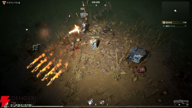 新作サバイバー系ローグライト『転生保険株式会社 R.I.P.』レビュー。ぶっ壊れビルドで大量ゾンビをなぎ倒すのが快感！【電撃インディー●●】