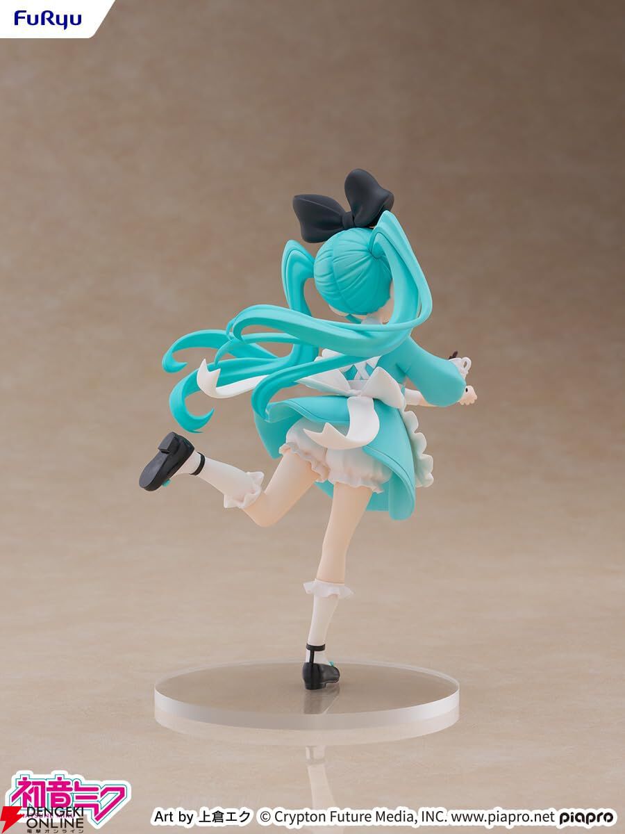 【激レア】初音ミク デスクトップフィギュア 新品 約15cm デスクトップフェアリー 初音ミク 不思議の国ver.』が予約開始。小さく