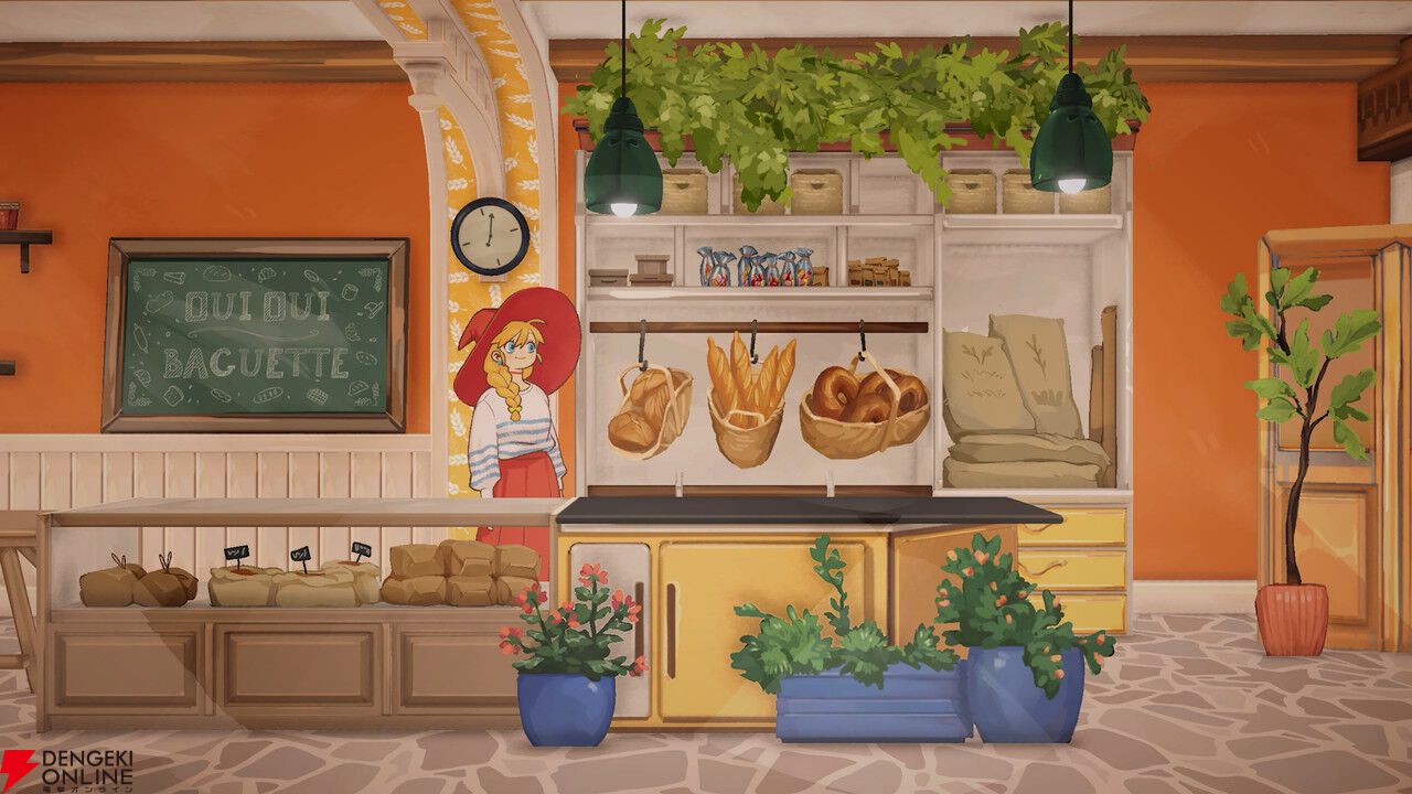 魔女×パン屋×パリのほのぼのベーカリーRPG『The Witch’s Bakery』2026年発売。おいしいパンと魔法で客の心を癒そう