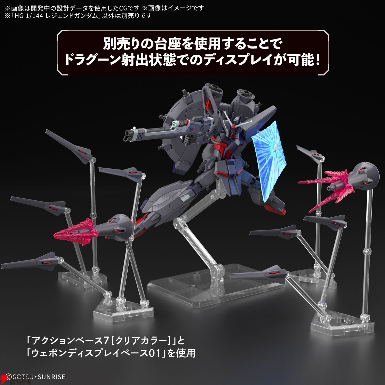 1/31発売のガンプラ『HG 1/144 レジェンドガンダム』のパッケージ画像