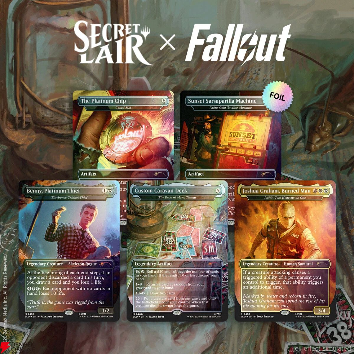ラ*ラ様 マジック：ザ・ギャザリング foil カードセット売り MTG×Fallout】『マジック：ザ・ギャザリング Secret Lair x Fallout