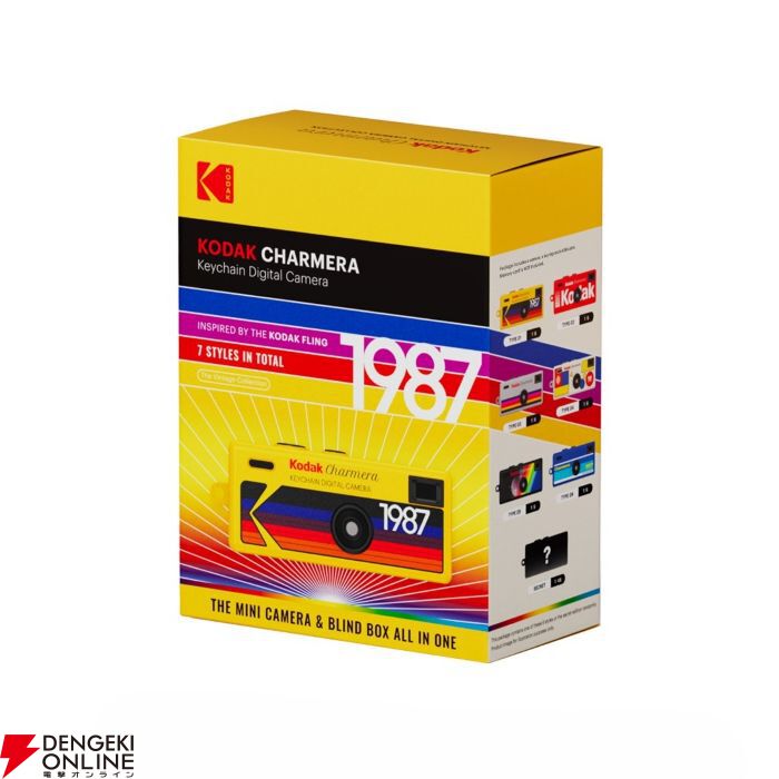 80年代の『KODAK コダック』がキーチェーンデジカメになって復刻。再販