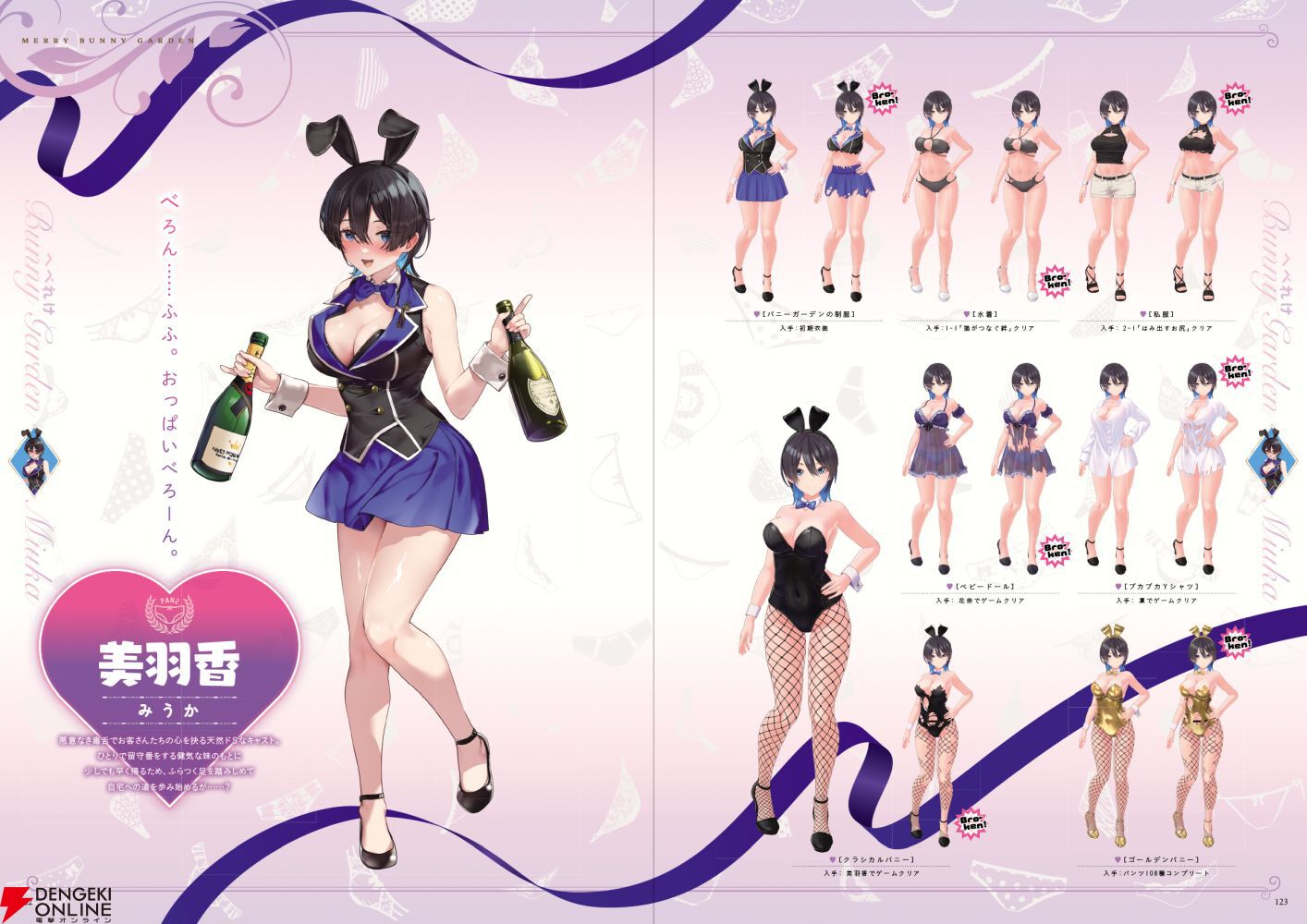 未使用未開封 バニーガーデン へべれけばにーがーでん 花奈 ラバーマット ブシロード ラバーマットコレクション V2 Vol.1288 バニーガーデン