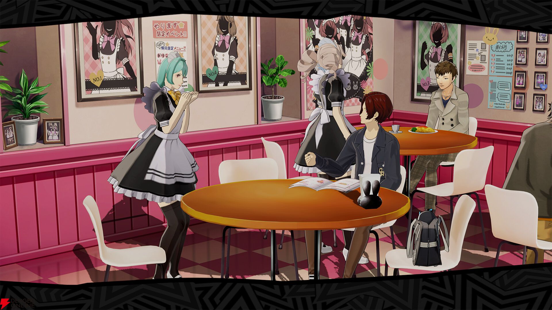 P5X』秋葉原コラボまとめ。GiGO、ダーツライブにメイドカフェ！ 怪盗団