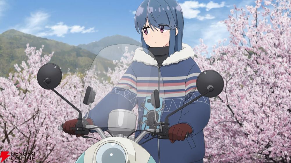 アニメ『ゆるキャン』3期9話。リンはソロキャン、なでしこは花見