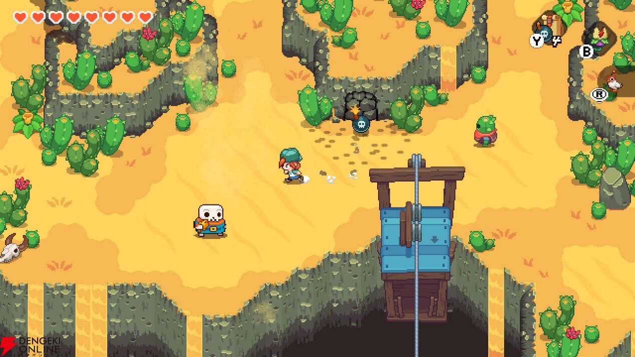 トップダウン型アクションアドベンチャー『UNDER THE ISLAND ニアと不思議な歯車』2/18配信。神秘の島を探索しよう