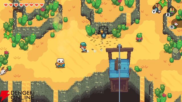 トップダウン型アクションアドベンチャー『UNDER THE ISLAND ニアと不思議な歯車』2/18配信。神秘の島を探索しよう