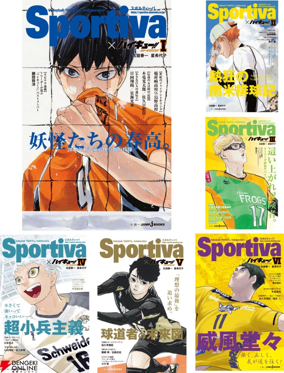 小説版『ハイキュー！！ ショーセツバン！！』がまとめて読める13巻セットが“Sportivaコラボオビ”付きで登場 - 電撃オンライン 全巻セット