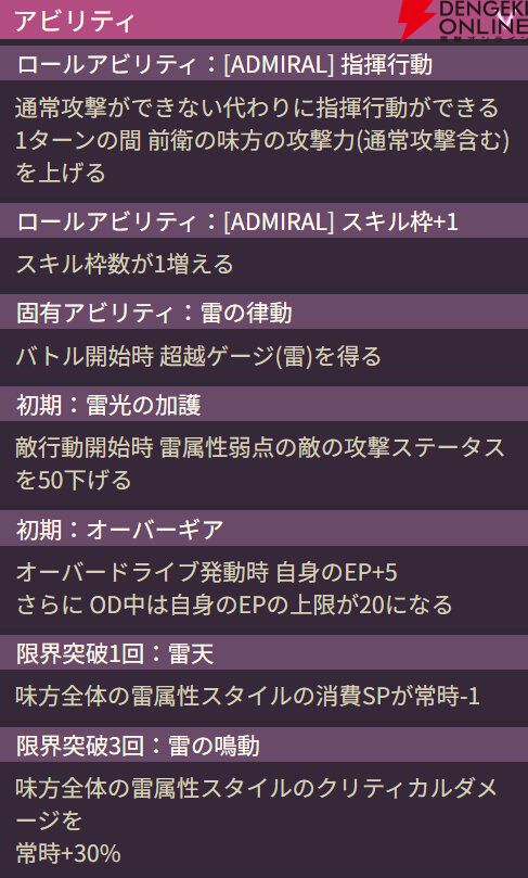 【ヘブバン攻略】SSレゾナンス七瀬七海（約束は暁の彼方で）は雷の超越ゲージを持つアドミラル。EXスキルに必要なEPはスキルなどを利用してためよう【日記#245】