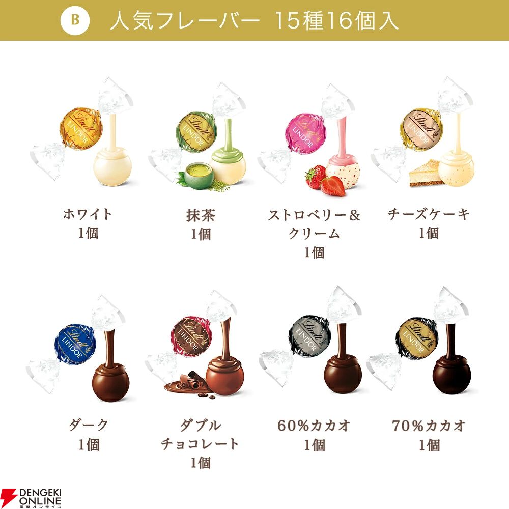 リンドール テイスティングセット