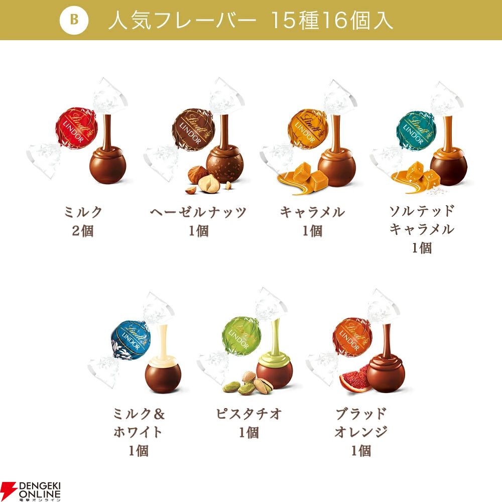 リンドール テイスティングセット