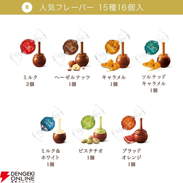 リンドール テイスティングセット