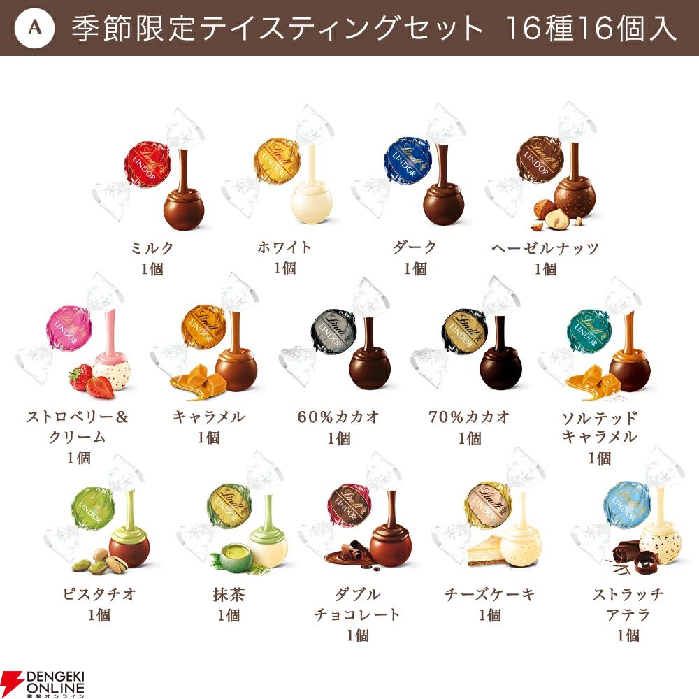 リンドール テイスティングセット