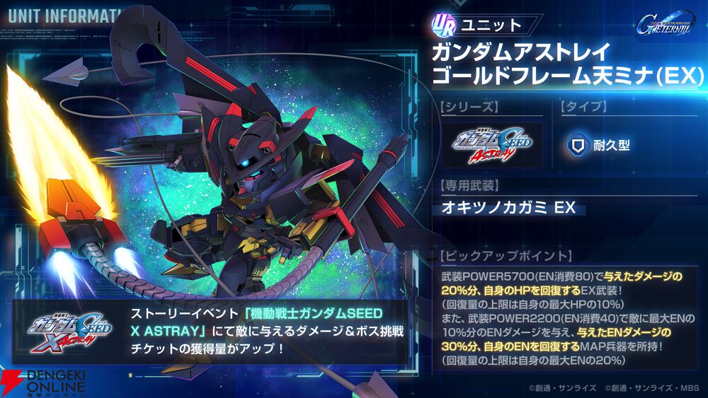 Gジェネ エターナル】ストーリーイベント“機動戦士ガンダムSEED X