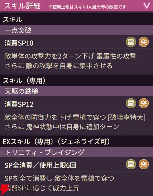 【ヘブバン攻略】SSレゾナンス手塚咲（希望の暁）は“鬼神化”で自身を超強化する雷アタッカー！ SPを全消費して全体攻撃をするEXスキルも強力【日記#249】