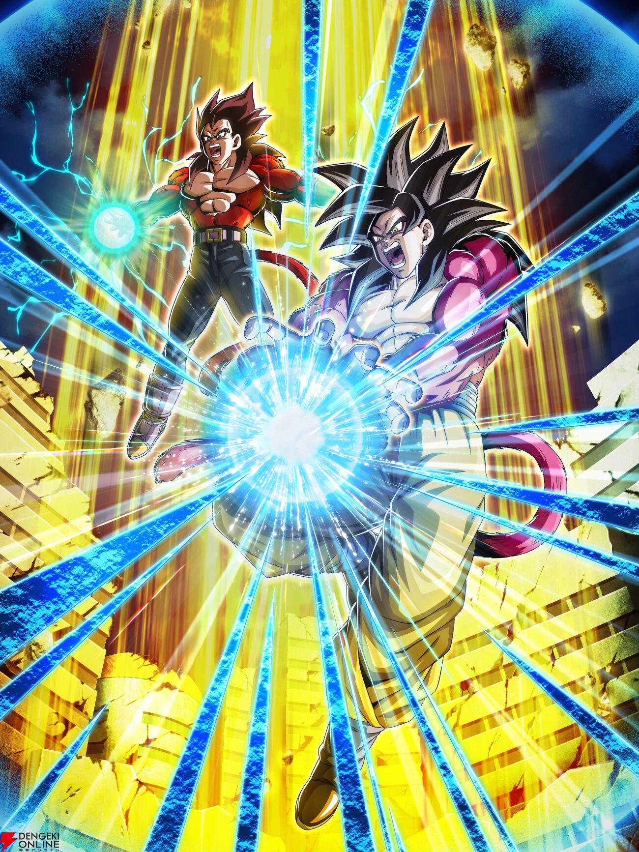 ドラゴンボールZ ドッカンバトル』超サイヤ人4ベジータ＆孫悟空