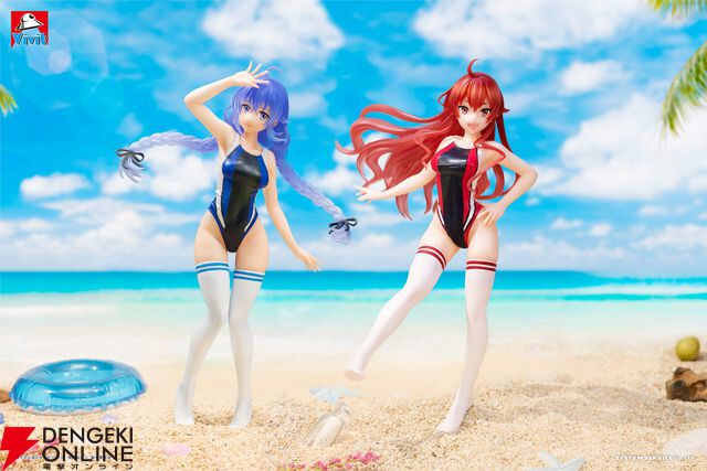 『無職転生』競泳水着＋ニーハイとか神？ ロキシー＆エリスのVivitフィギュアをチェック