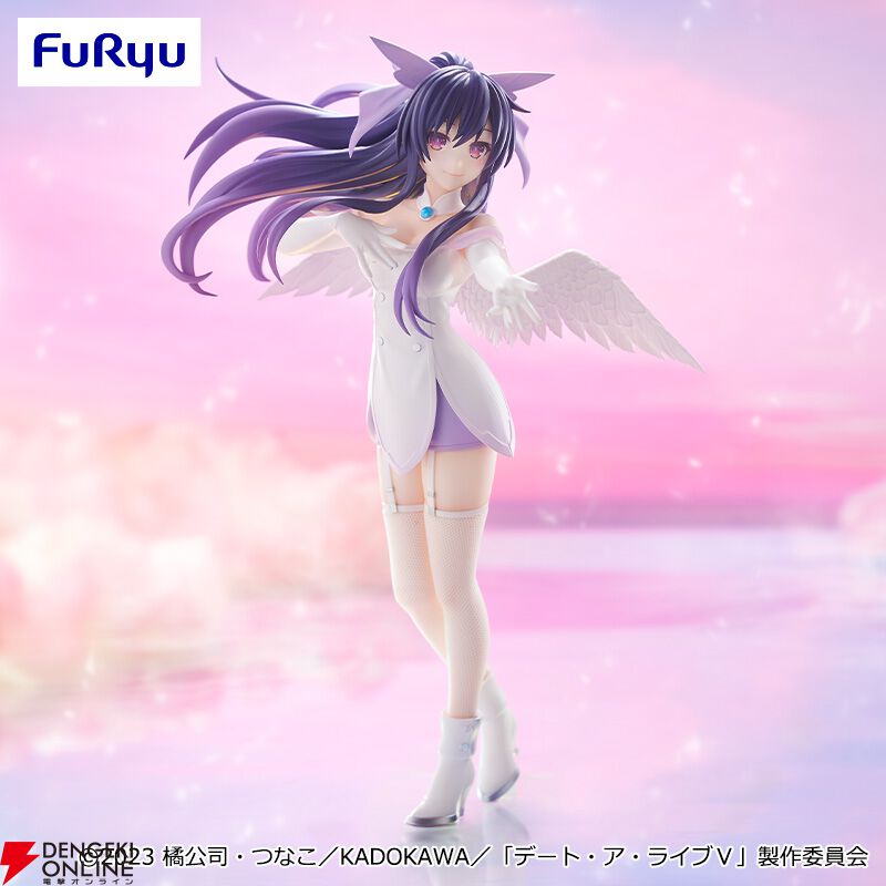 デート・ア・ライブ』夜刀神十香が天使姿で降臨。微笑みながら手を