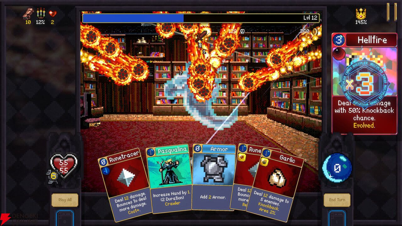 『ヴァンサバ』スピンオフ新作『Vampire Crawlers』体験版が配信開始！ カオスなターン制カードバトルを遊んでみよう