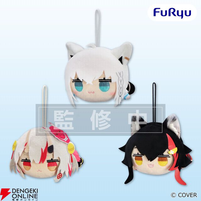 【ホロライブ】白上フブキ、大神ミオらのもちぴこぬいぐるみや獅白ぼたんのぬーすとフィギュアなど夏のフリュープライズが熱い