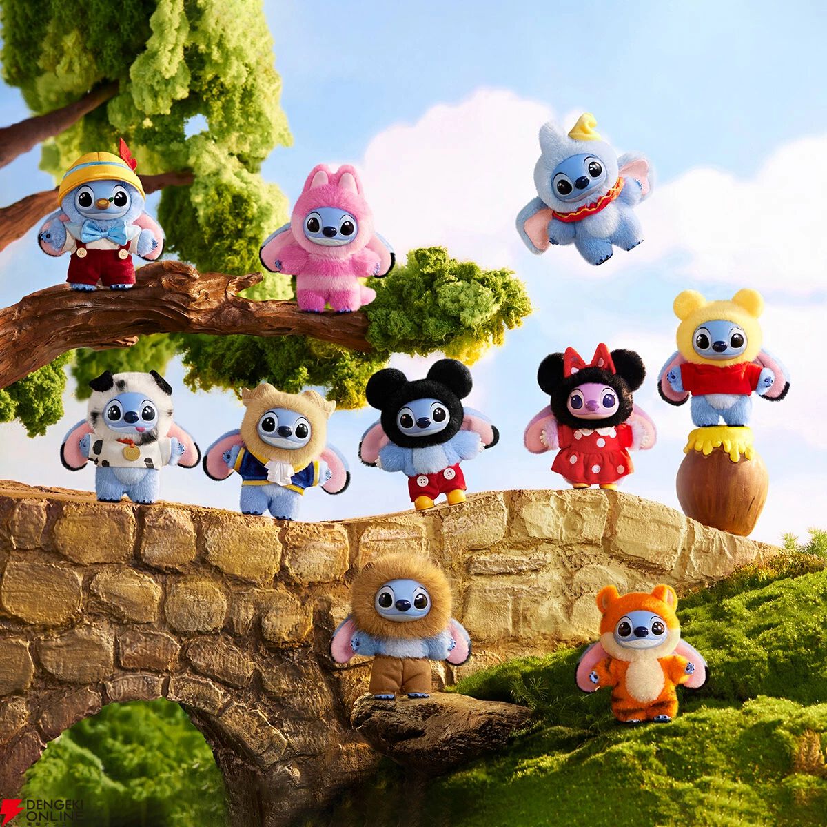 Stitch（スティッチ）Adventure シリーズ ぬいぐるみペンダント』がPOP