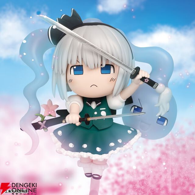 【東方Project】魂魄妖夢と十六夜咲夜がゆっくり風デフォルメフィギュア化。付属パーツのゆるゆるな表情もかわいい